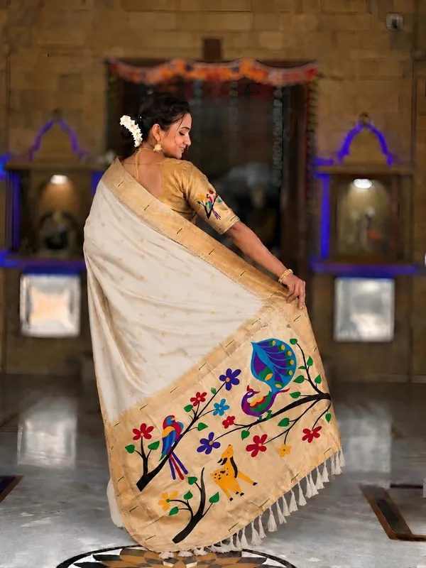 Paithani_Silk_Saree_With_Blouse_Piece