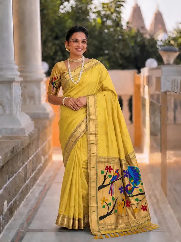 Paithani_Silk_Saree_With_Blouse_Piece