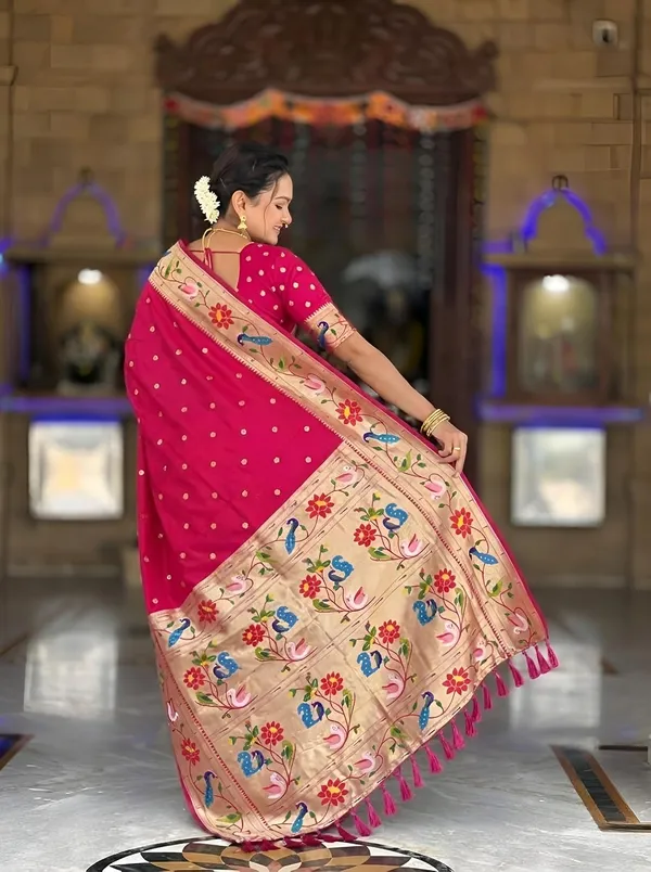 Paithani_Silk_Saree_With_Blouse_Piece