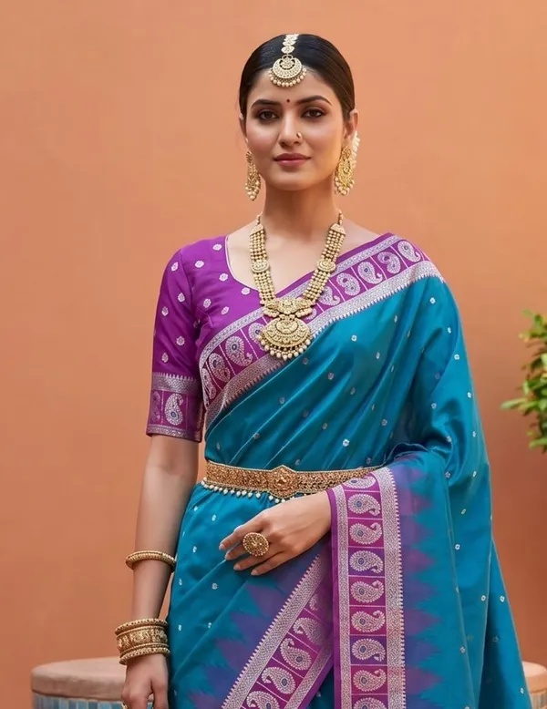 Banarasi_Silk_Saree_With_Blouse_Piece