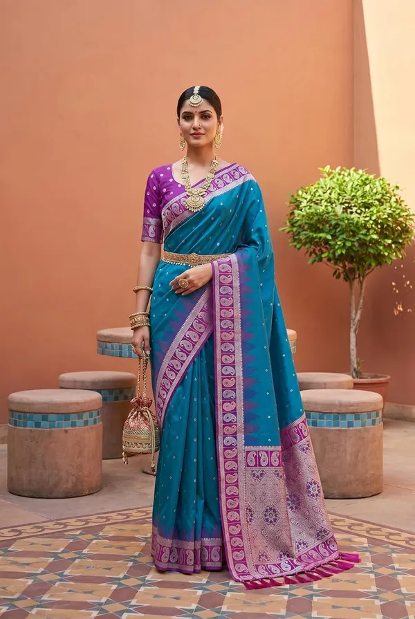 Banarasi_Silk_Saree_With_Blouse_Piece
