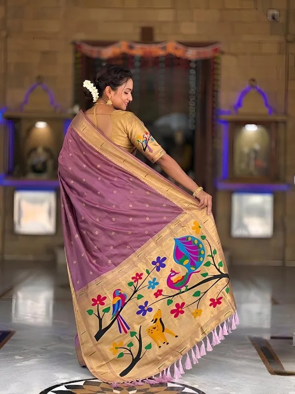 Paithani_Silk_Saree_With_Blouse_Piece