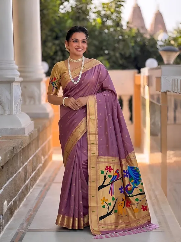 Paithani_Silk_Saree_With_Blouse_Piece