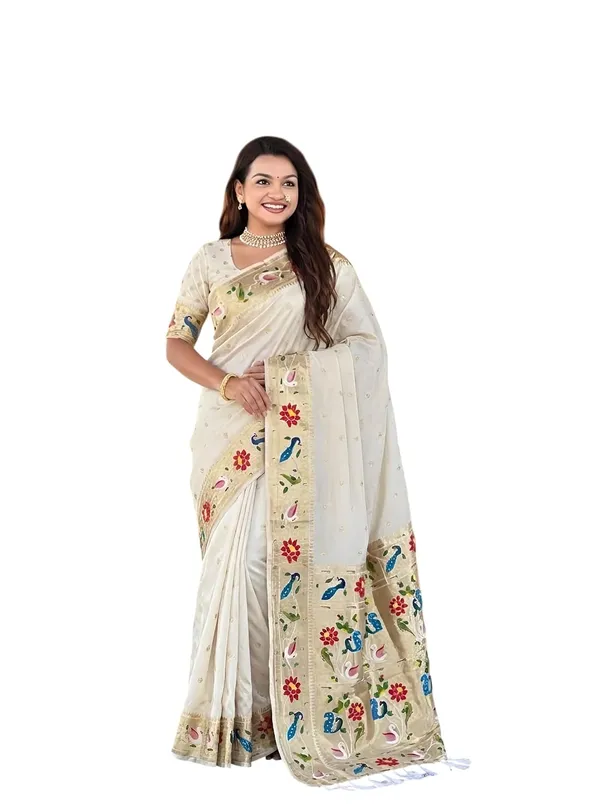 Paithani_Silk_Saree_With_Blouse_Piece