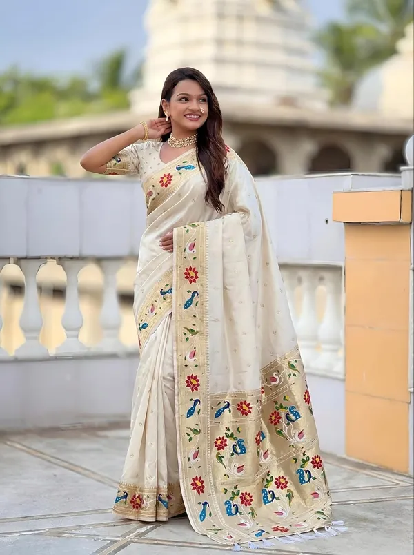 Paithani_Silk_Saree_With_Blouse_Piece
