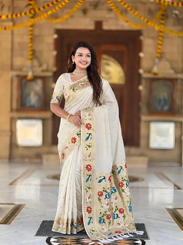 Paithani_Silk_Saree_With_Blouse_Piece