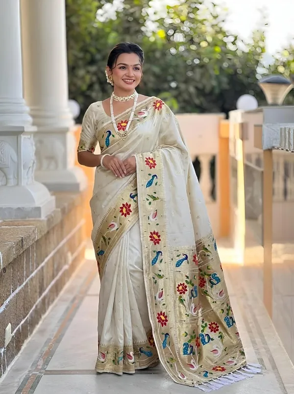 Paithani_Silk_Saree_With_Blouse_Piece