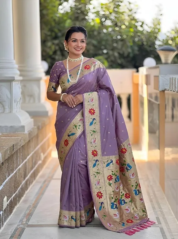 Paithani_Silk_Saree_With_Blouse_Piece