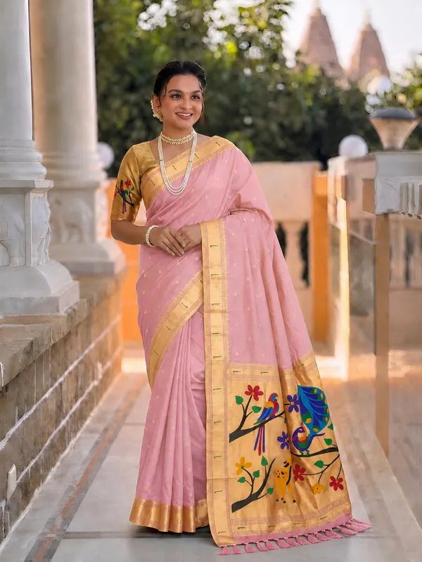 Paithani_Silk_Saree_With_Blouse_Piece