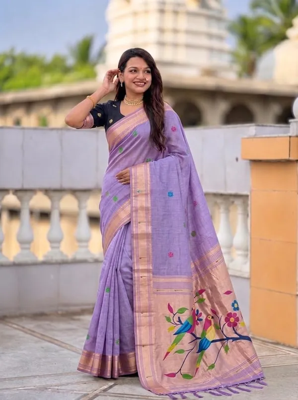 Women_Cotton_Silk_Saree_With_Unstitched_Blouse_Piece