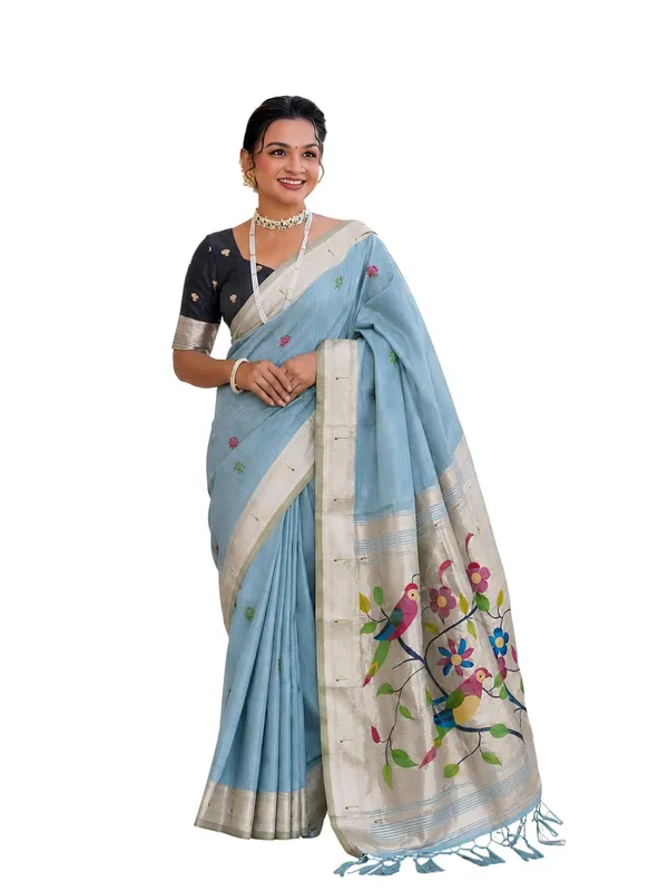 Women_Cotton_Silk_Saree_With_Unstitched_Blouse_Piece