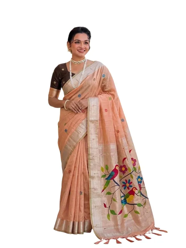 Women_Cotton_Silk_Saree_With_Blouse_Piece