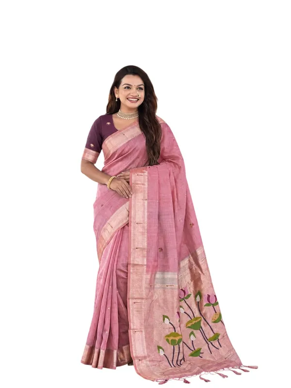Cotton_Saree_With_Blouse_Piece