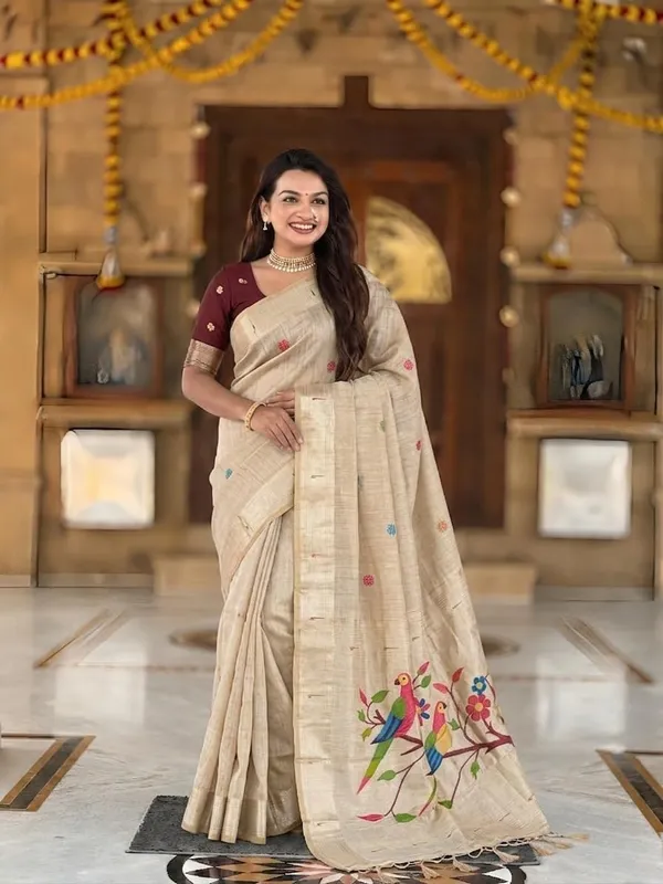 Women_Cotton_Silk_Saree_With_Blouse_Piece