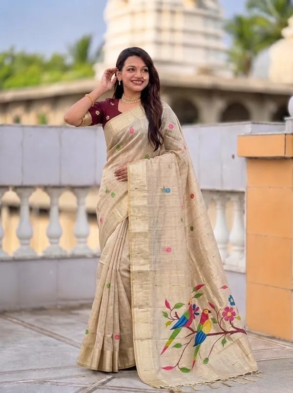 Women_Cotton_Silk_Saree_With_Blouse_Piece