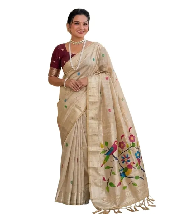 Women_Cotton_Silk_Saree_With_Blouse_Piece
