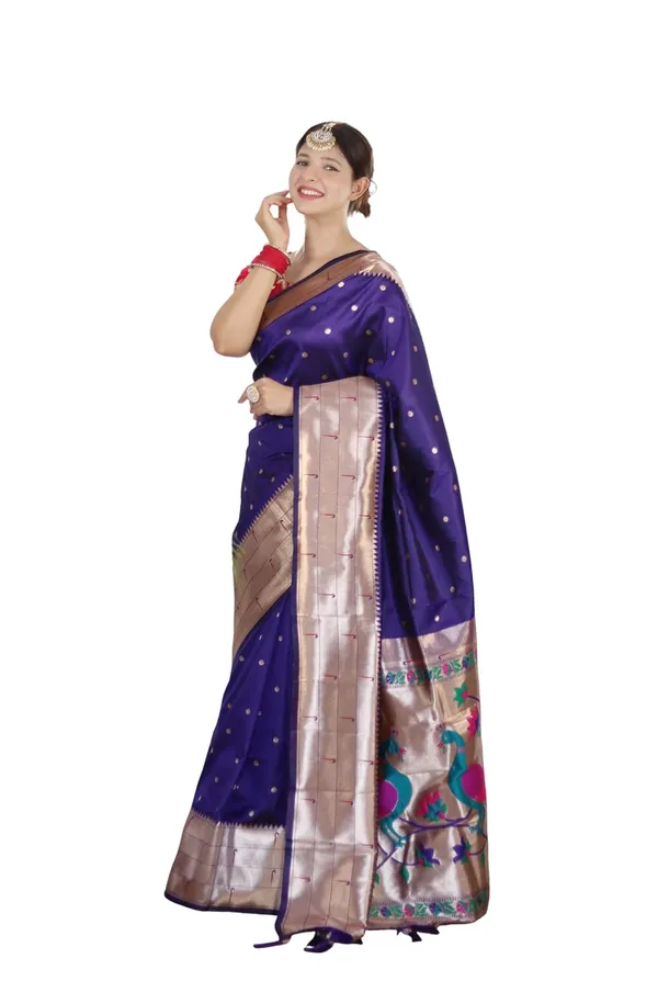 Paithani_Silk_Saree_With_Unstitched_Blouse_Piece