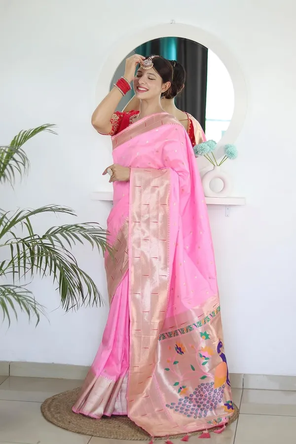Women_Paithani_Silk_Saree_With_Blouse_Piece