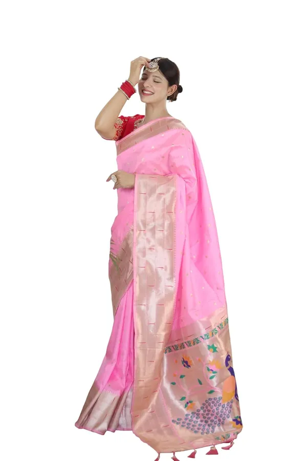 Women_Paithani_Silk_Saree_With_Blouse_Piece