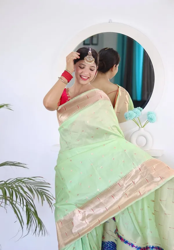 Paithani_Silk_Saree_With_Unstitched_Blouse_Piece