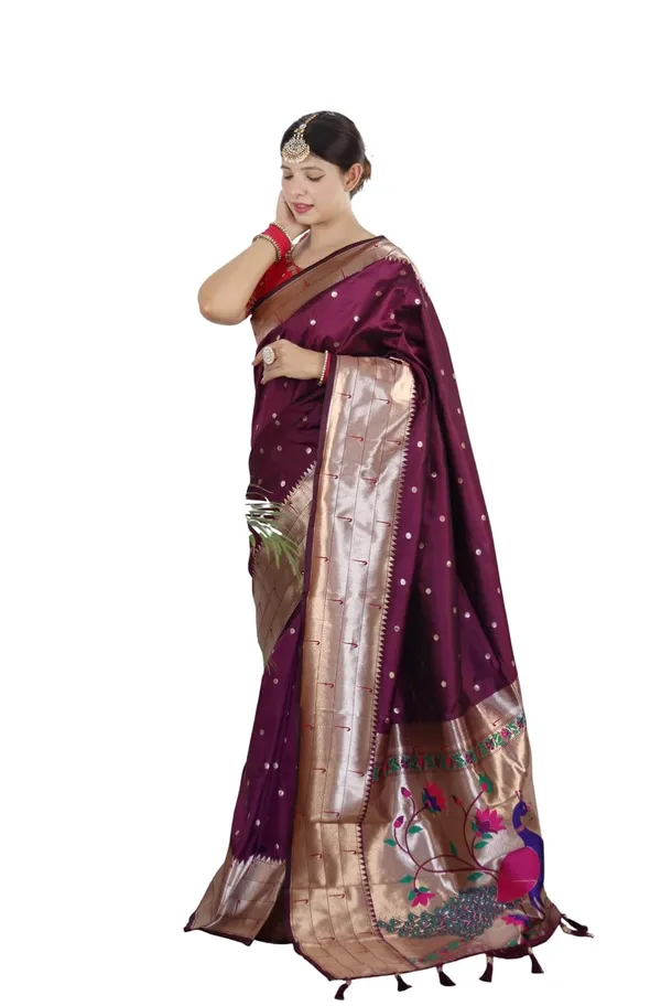 Women_Paithani_Silk_Saree_With_Unstitched_Blouse_Piece