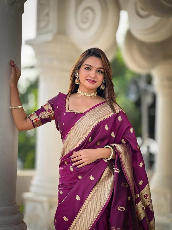 Paithani_Silk_Saree_With_Blouse_Piece