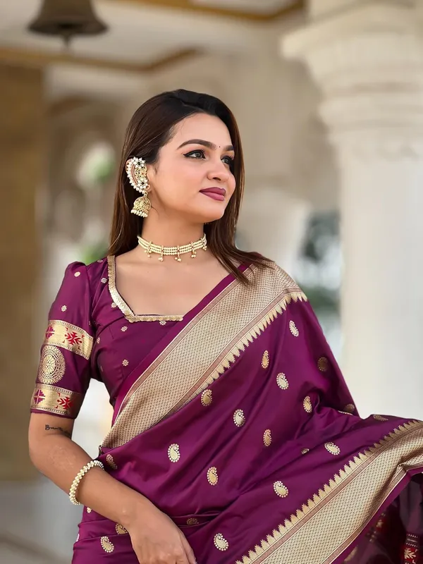 Paithani_Silk_Saree_With_Blouse_Piece