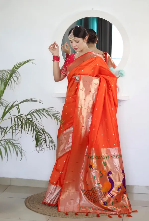Paithani_Silk_Saree_With_Unstitched_Blouse_Piece