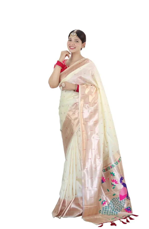 Paithani_Silk_Saree_With_Unstitched_Blouse_Piece