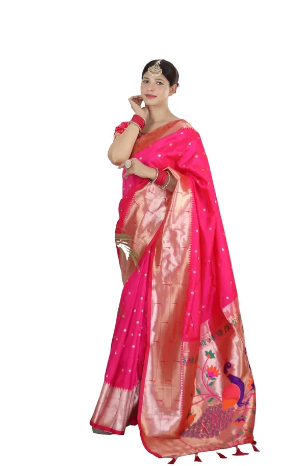 Paithani_Silk_Saree_With_Unstitched_Blouse_Piece