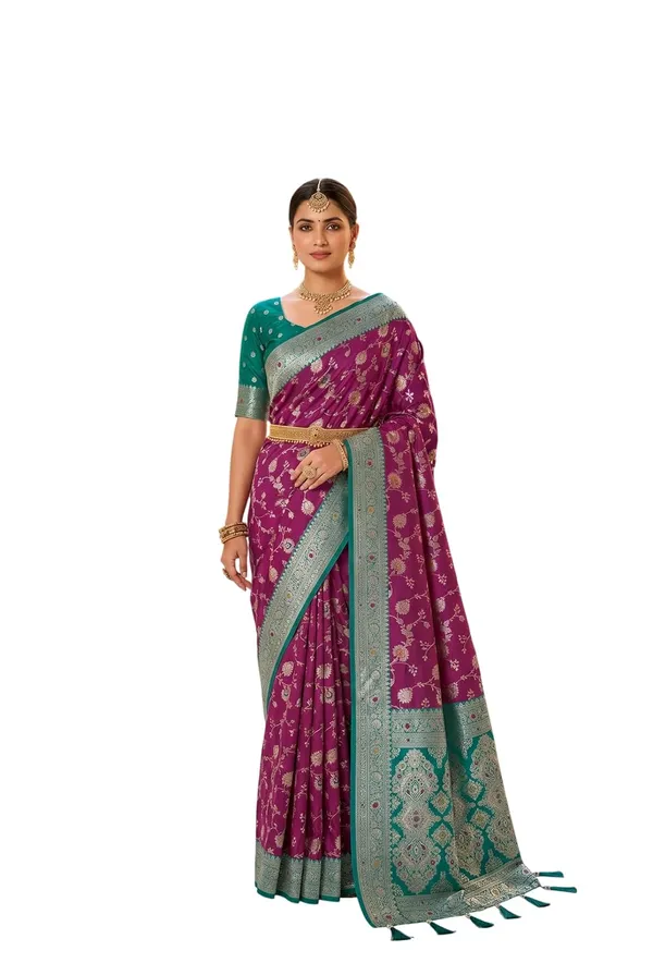 Banarasi_Silk_Saree_With_Blouse_Piece