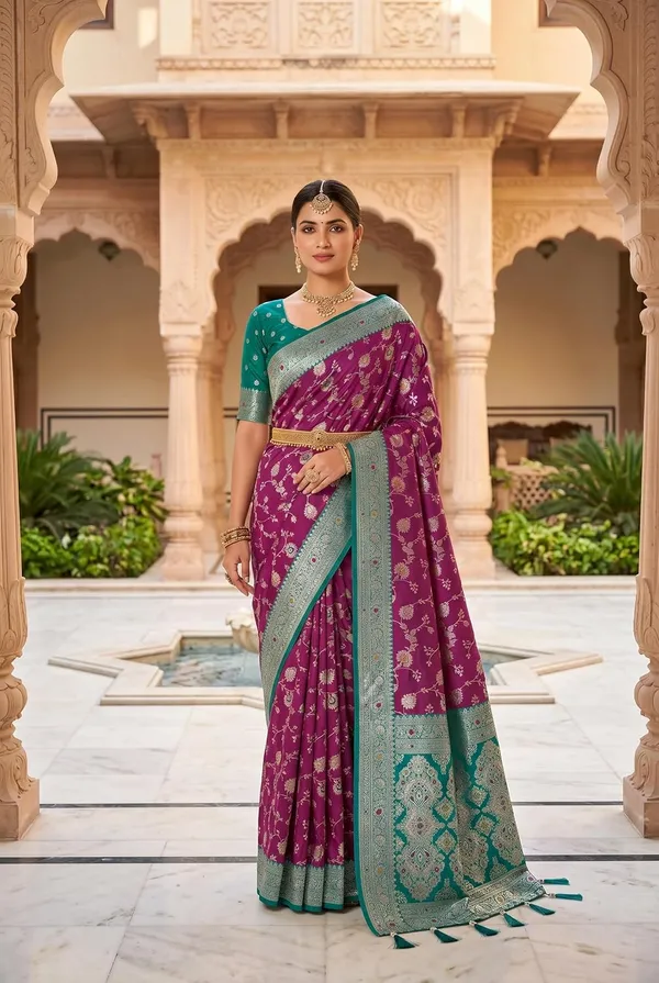 Banarasi_Silk_Saree_With_Blouse_Piece