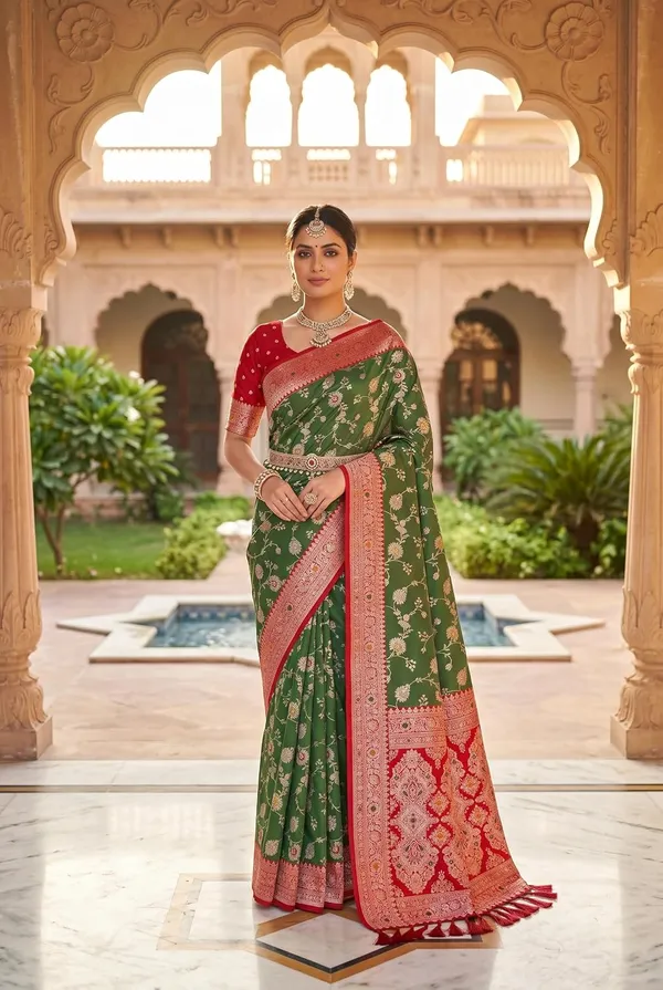 Banarasi_Silk_Saree_With_Blouse_Piece