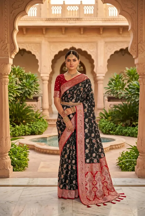 Banarasi_Silk_Saree_With_Unstitched_Blouse_Piece