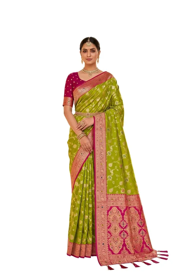 Banarasi_Silk_Saree_With_Blouse_Piece
