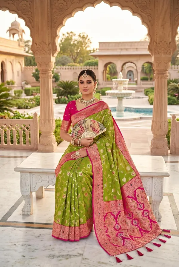 Banarasi_Silk_Saree_With_Blouse_Piece