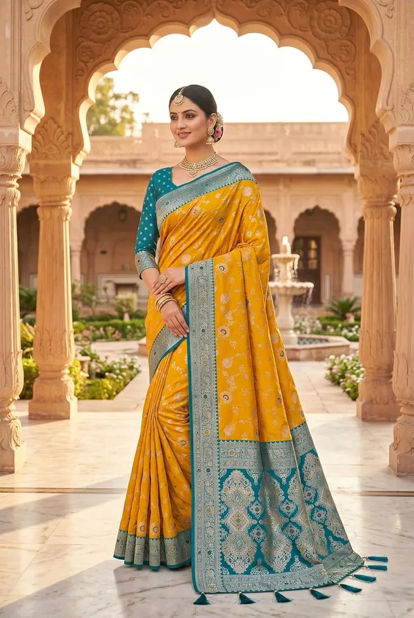 Banarasi_Silk_Saree_With_Blouse_Piece