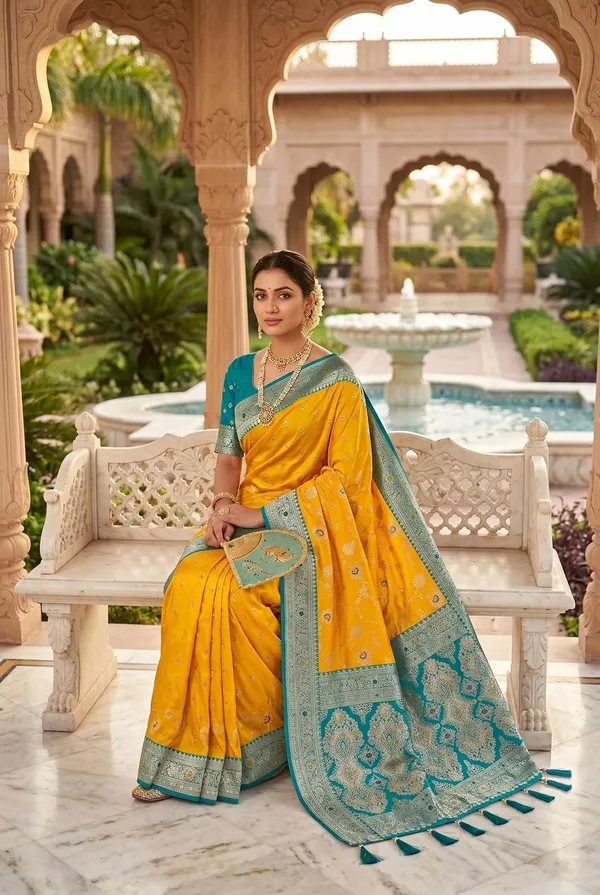 Banarasi_Silk_Saree_With_Blouse_Piece