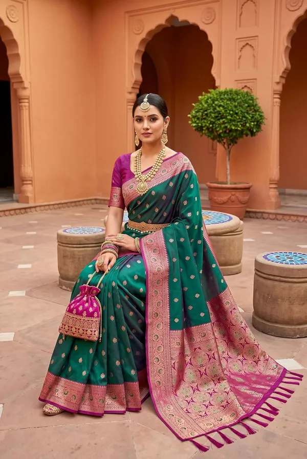 Silk_Saree_With_Blouse_Piece