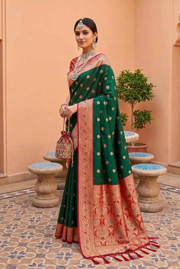Silk_Saree_With_Zari_Weaving_And_Unstitched_Blouse_Piece