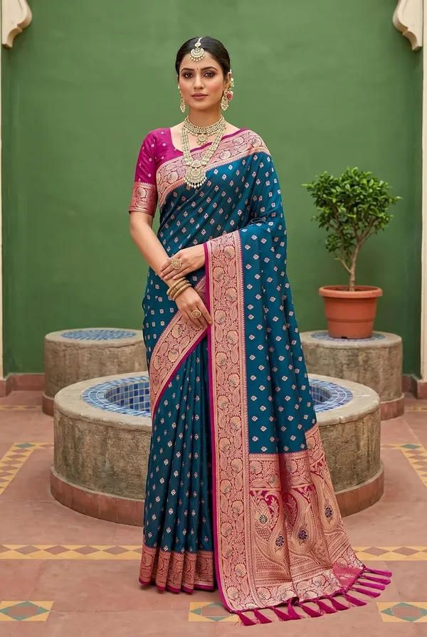 Silk_Saree_With_Blouse_Piece