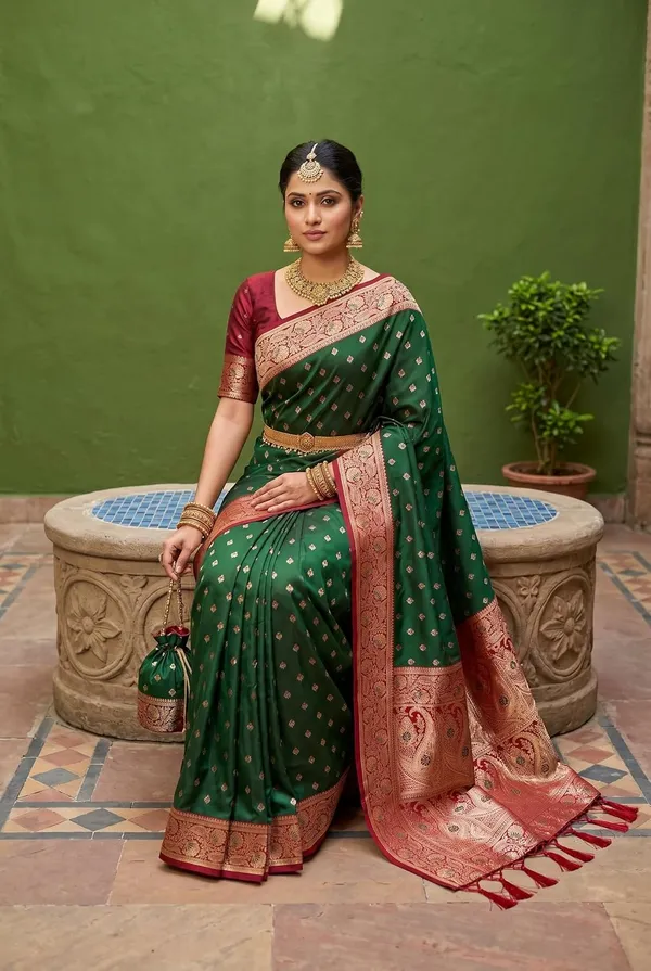Silk_Saree_With_Blouse_Piece