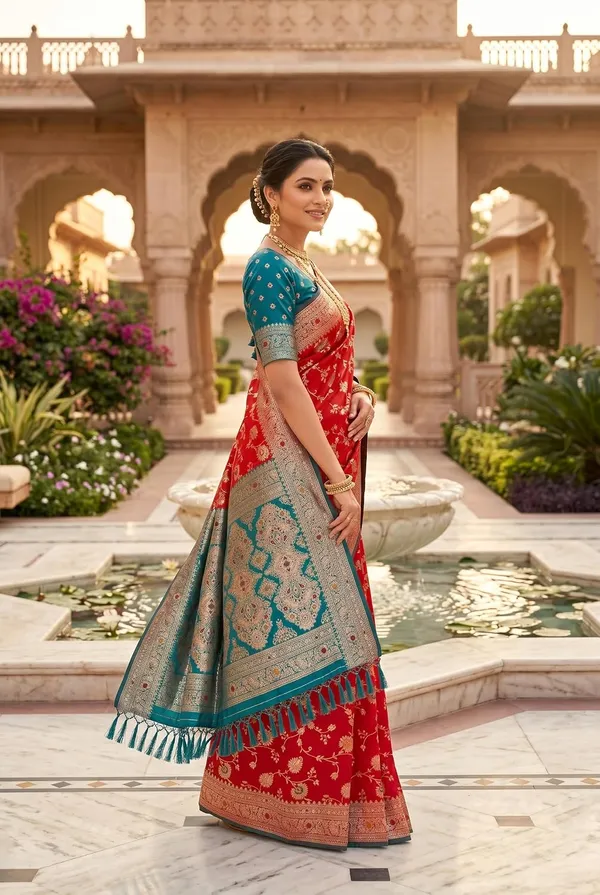 Banarasi_Silk_Saree_With_Blouse_Piece