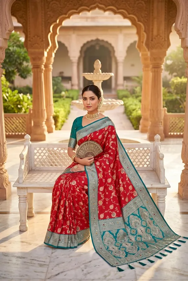 Banarasi_Silk_Saree_With_Blouse_Piece