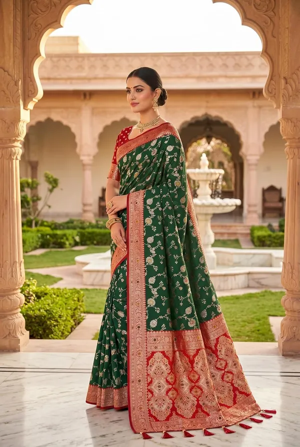 Banarasi_Silk_Saree_With_Blouse_Piece