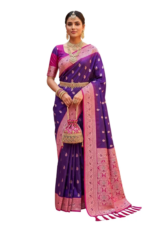 Silk_Saree_With_Zari_Weaving_And_Unstitched_Blouse_Piece