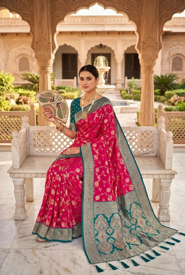 Banarasi_Silk_Saree_With_Unstitched_Blouse_Piece
