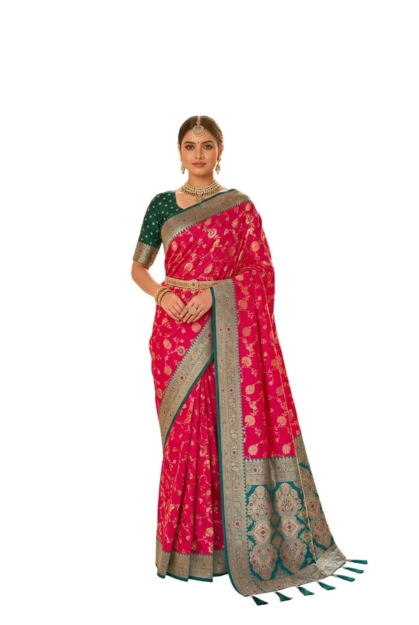 Banarasi_Silk_Saree_With_Unstitched_Blouse_Piece