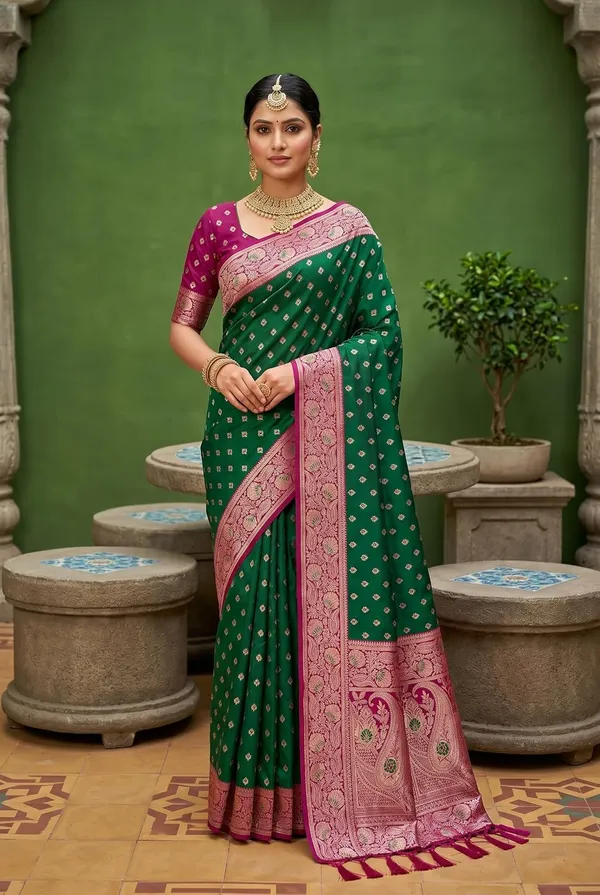 Silk_Saree_With_Blouse_Piece