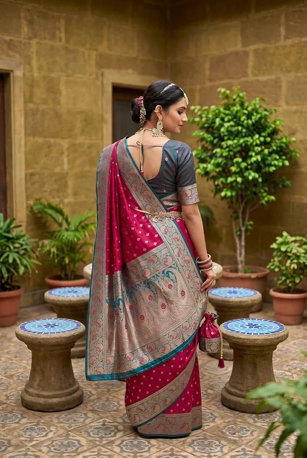 Silk_Saree_With_Zari_Weaving_And_Blouse_Piece